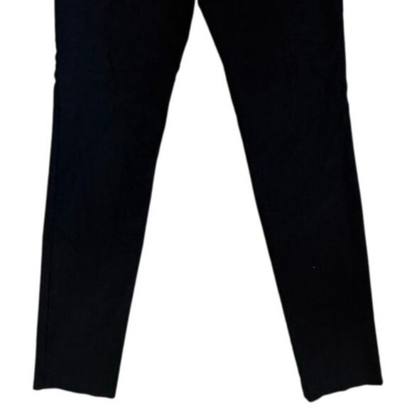 Michael Kors Black Pull On Trousers Ankle Length Dress Pants Stretch Size Medium - Picture 9 of 11